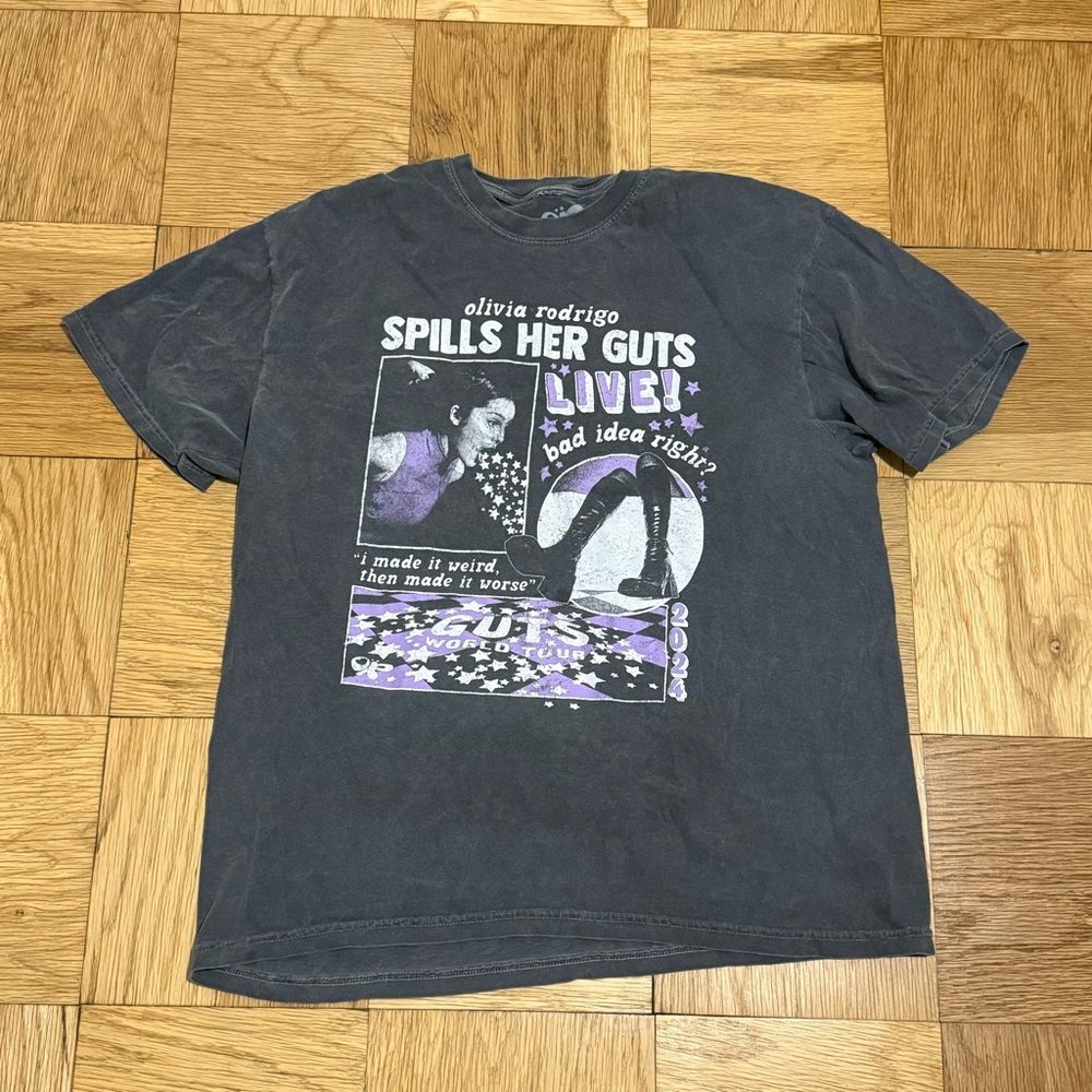Olivia Rodrigo Guts Tour T Shirt XL